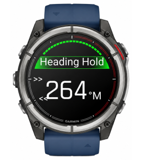 Ρολόι GARMIN Quatix® 8 47mm AMOLED Με Μπλε Λουράκι Σιλικόνης GA-010-02904-51