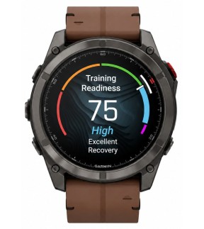 Ρολόι GARMIN fēnix® 8 Pro 51mm AMOLED Με Καφέ Δερμάτινο Λουράκι GA-010-03199-40