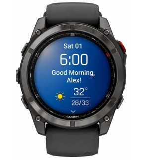 Ρολόι GARMIN fēnix® 8 Pro 51mm AMOLED Με Μαύρο Λουράκι Σιλικόνης GA-010-03199-01
