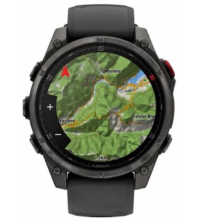 Ρολόι GARMIN fēnix® 8 Pro 47mm AMOLED Με Μαύρο Λουράκι Σιλικόνης GA-010-03198-01