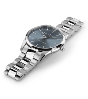 Ρολόι HAMILTON Jazzmaster Quartz 40mm Με Ασημί Ατσάλινο Μπρασελέ H32461141