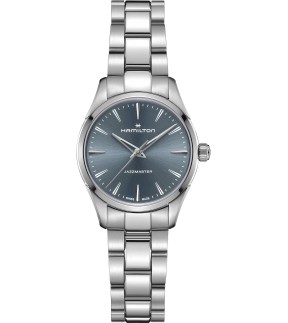 Ρολόι HAMILTON Jazzmaster Quartz 32mm Με Ασημί Ατσάλινο Μπρασελέ H32301141