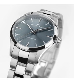 Ρολόι HAMILTON Jazzmaster Quartz 32mm Με Ασημί Ατσάλινο Μπρασελέ H32301141