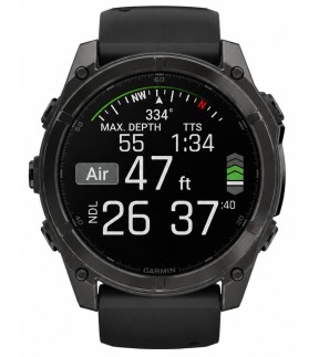 Ρολόι GARMIN fēnix® 8 51mm AMOLED Με Μαύρο Λουράκι Σιλικόνης GA-010-02905-21