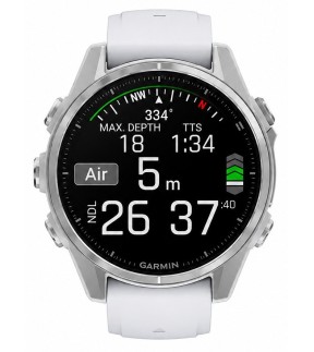 Ρολόι GARMIN fēnix® 8 43mm AMOLED Με Ασημί Λουράκι Σιλικόνης GA-010-02903-00