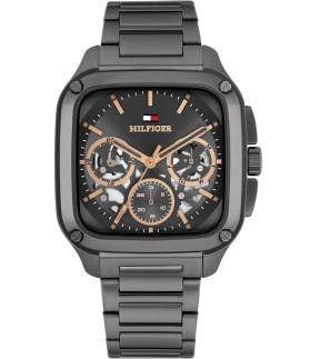 Ρολόι TOMMY HILFIGER Herald Με Πολλαπλές Ενδείξεις Και Ανθρακί Ατσάλινο Μπρασελέ 1710759