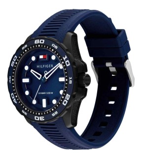 Ρολόι TOMMY HILFIGER Regatta Με Μπλε Λουράκι Σιλικόνης 1792265