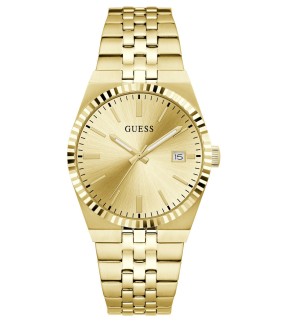 Ρολόι GUESS Vincent Με Κίτρινο Χρυσό Ατσάλινο Μπρασελέ GW1153G2