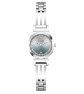 Ρολόι GUESS Cecelia Με Ασημί Ατσάλινο Μπρασελέ GW1083L1