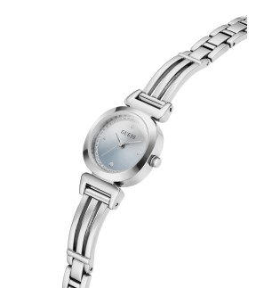 Ρολόι GUESS Cecelia Με Ασημί Ατσάλινο Μπρασελέ GW1083L1