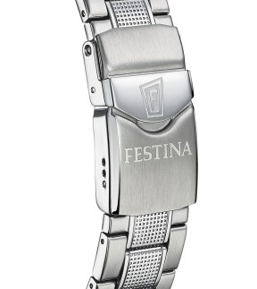 Ρολόι FESTINA Diver Με Ασημί Ατσάλινο Μπρασελέ F20669/1