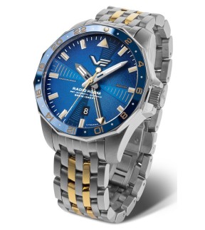 Ρολόι VOSTOK EUROPE Radio Room Special Edition Με Αυτόματο Μηχανισμό Και Ασημί Ατσάλινο Μπρασελέ NH34-224A793