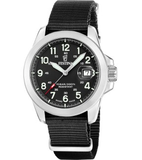 Ρολόι FESTINA Με Ασημί Ατσάλινο Μπρασελέ F20081/4