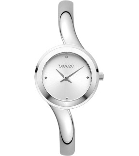 Ρολόι BREEZE CELESTIA Με Ασημί Ατσάλινο Μπρασελέ 612631.1