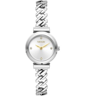 Ρολόι BREEZE Cascadia Με Ασημί Ατσάλινο Μπρασελέ 612641.1