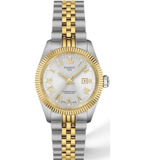 TISSOT Ballade 30mm Yellow Gold-Silver Stainless Steel Bracelet T1562082203301