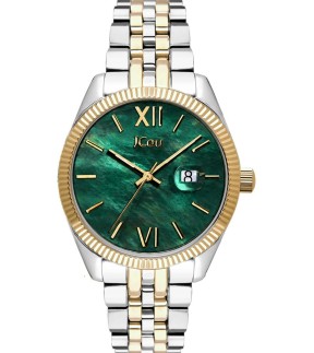 JCOU Queen's Mini Yellow Gold-Silver Stainless Steel Bracelet JU17031-22