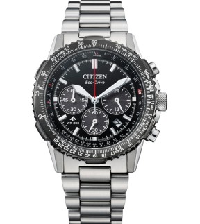 Ρολόι CITIZEN Eco-Drive Με Ασημί Ατσάλινο Μπρασελέ CA4664-60E