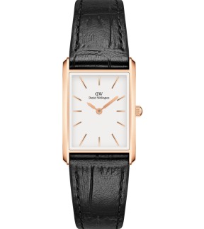 DANIEL WELLINGTON Bound Black Leather Strap DW00100698