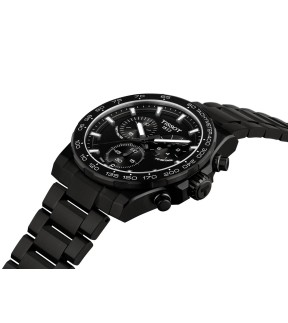TISSOT Supersport Chronograph Black Stainless Steel Bracelet T125.417.33.051.00
