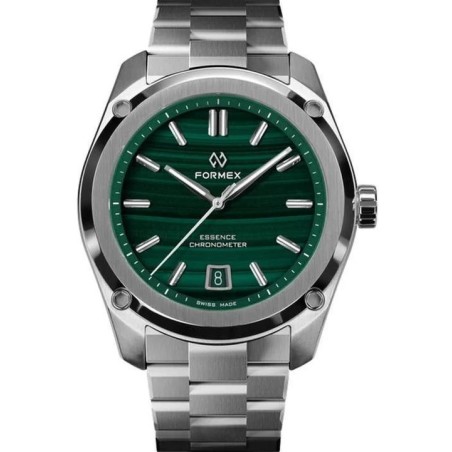 FORMEX Essence 41 Automatic Chronometer Watch With Stainless Steel Bracelet And Malachite Dial 0334.1.6690.100