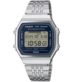 CASIO Vintage Silver Stainless Steel Bracelet ABL-100WE-2AEF