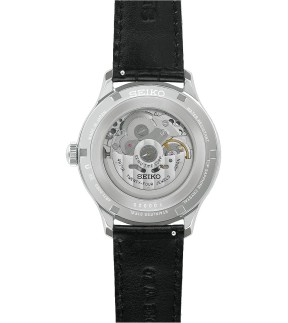 SEIKO Presage Japanese Garden Automatic Black Leather Strap HCB008J1