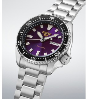 SEIKO 5 Sports Automatic Silver Stainless Steel Bracelet HDB003K1
