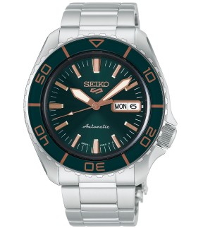 SEIKO 5 Sports SKX Automatic Silver Stainless Steel Bracelet HDB005K1