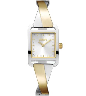 DKNY City Bangle Yellow Gold-Silver Stainless Steel Bracelet DK1L005M0115