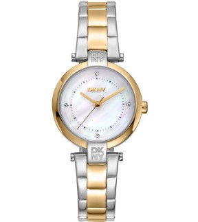 DKNY Essential Mini Yellow Gold-Silver Stainless Steel Bracelet DK1L043M0075