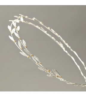 Silver Wedding Crowns Greek Olive Leaves Silver 925°/ Silverware