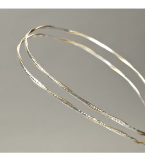 Two-Tone Wedding Crowns Αδελαϊδα Silver 925°/ Silverware
