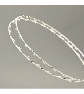Silver Wedding Crowns with Swarovski Αυγη Silver 925°/ Silverware