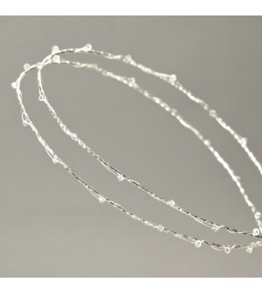 Silver Wedding Crowns with Swarovski Αριαδνη Silver 925°/ Silverware