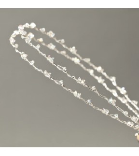 Silver Wedding Crowns with Swarovski Αννιτα Silver 925°/ Silverware