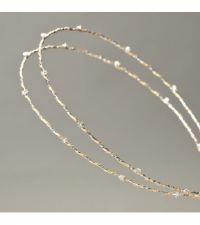 Two-Colors Wedding Crowns Αμαρυλλις Silver 925°/ Silverware 