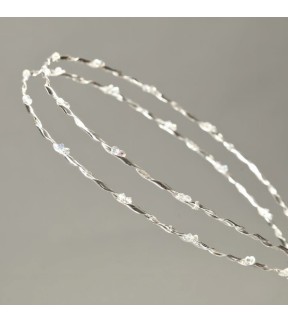 Silver Wedding Crowns with Swarovski Δαλιδα Silver 925°/ Silverware