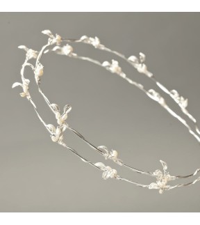 Silver Wedding Crowns With Pearls Silver 925°/ Silverware