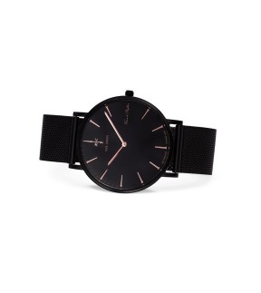 NICK CABANA Boheme Noir 36 Black Stainless Steel Mesh Bracelet