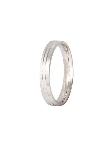 Wedding Rings STERGIADIS Gold Silver Colour 3.5mm