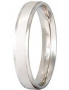 Wedding Rings STERGIADIS "S" Gold Silver Colour 4.5mm