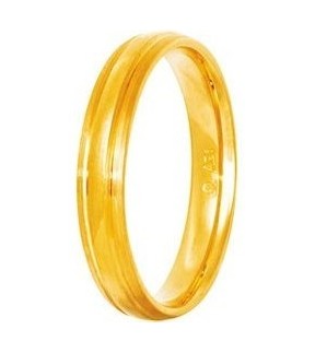 Wedding Rings STERGIADIS "S" Gold Yellow Gold 3.5mm