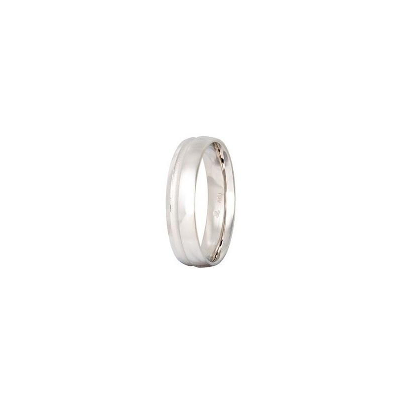Βέρες STERGIADIS "S" Λευκόχρυσες 5.00mm