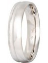 Βέρες STERGIADIS "S" Λευκόχρυσες 5.00mm