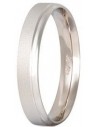 Wedding Rings STERGIADIS "S" Gold Silver Colour 4.00mm
