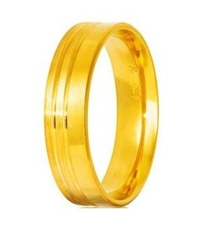 Βέρες STERGIADIS "S" Χρυσές 5.00mm
