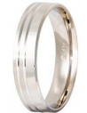 Wedding Rings STERGIADIS "S" Gold Silver Colour 5.00mm