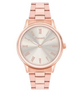 FERENDI Luster Rose Gold Stainless Steel Bracelet 2101-25