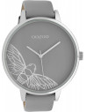 Ρολόι OOZOO Timepieces Με Γκρι Δερμάτινο Λουράκι C10078